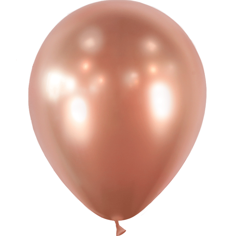 50 Ballons HG112 Rose Gold Brillant – Balloonia