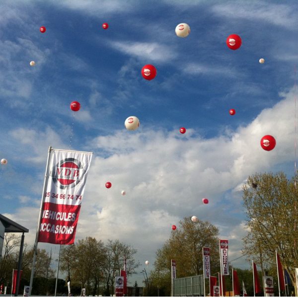 10 Ballons Géants hélium